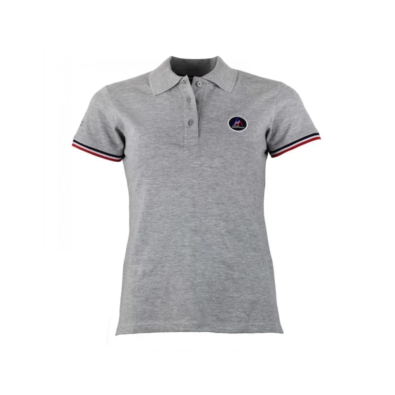 Image of Womens polo shirt Peak Mountain Abeca Gris Female S
