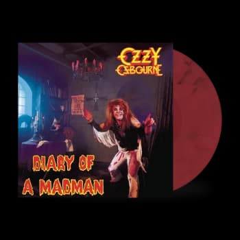 Image of Ozzy Osbourne - Diary Of A Madman Red & Black Swirl Vinyl