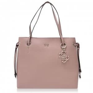 Image of Guess Guess Digital Tote Bag - DARK NUDE DNU