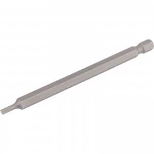 Image of Draper Slotted Screwdriver Bit 3mm 100mm Pack of 1