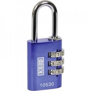 Image of Kasp K10530BLUD Padlock 30 mm Blue Combination