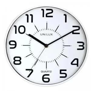 Image of Unilux Pop Battery Clock White 400094282 JD02261