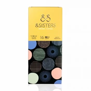 Image of &Sisters Cotton Eco-Applicator Tampons - Light 16 pieces