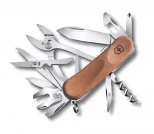 Image of Evolution Wood S557 pocket knife (brown, 85 mm)