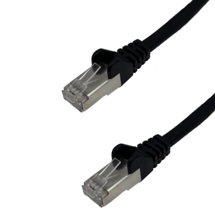 Image of connektgear 37-0010BK networking cable Black 1m Cat6a S/FTP (S-STP)