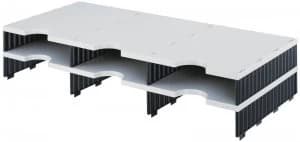 Image of Styrodoc Trio Additional 6 Compartment AOn GY BK