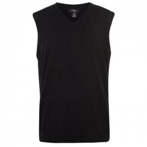 Image of Callaway Sweatshirt Vest Mens - Black