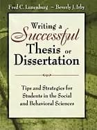 Image of writing a successful thesis or dissertation