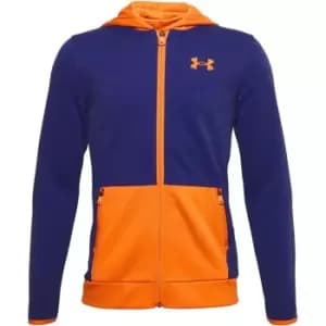 Image of Under Armour Fleece Full Zip Hoody Junior Boys - Blue