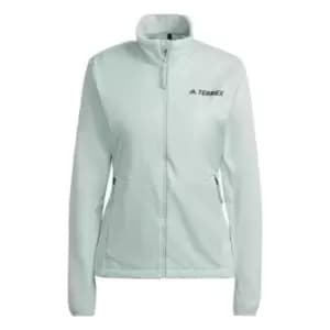 Image of adidas Multi Primegreen Windfleece Jacket Womens - Green