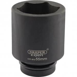 Image of Draper Expert 1" Drive Deep Hexagon Impact Socket Metric 1" 55mm