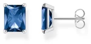 Image of Thomas Sabo H2201-699-1 Sterling Silver Blue Stone Stud Jewellery