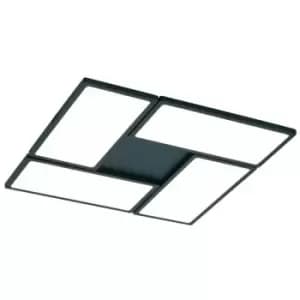 Image of Cristal New Or Black Dimmable LED Flush Light 60W 3000K