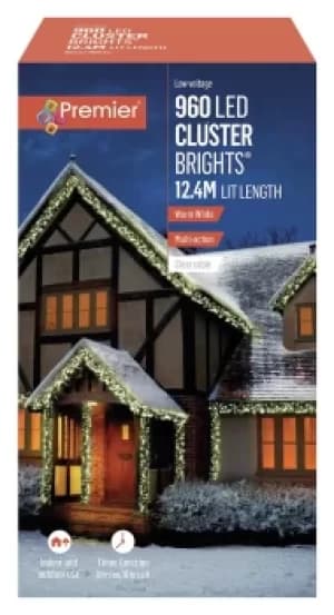Image of Premier 960 Warm White Multifunction Christmas LED Light 10m