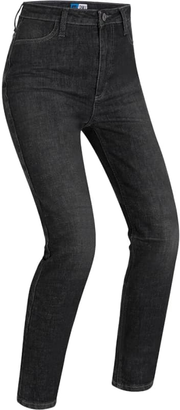 Image of PMJ Sara Ladies Motorcycle Jeans, black, Size 27 for Women
