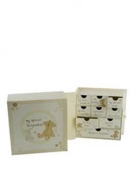 Image of Button Corner Keepsake Box With Drawers