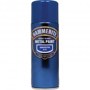 Image of Hammerite Smooth Finish Aerosol Metal Paint Gold 400ml
