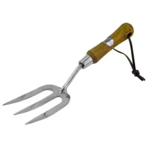 Image of Rolson Stainless Steel Hand Fork with Ash Handle