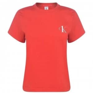 Image of Calvin Klein One Short Sleeve T Shirt - Red 7FK
