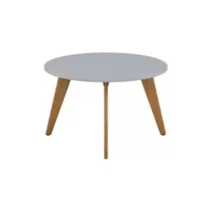 Image of Plateau Office Round Meeting Table - 1400mmX740mm - Grey