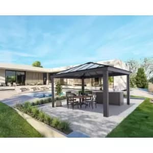 Image of Canopia Dallas 4.25 x 4.25 Aluminum Gazebo