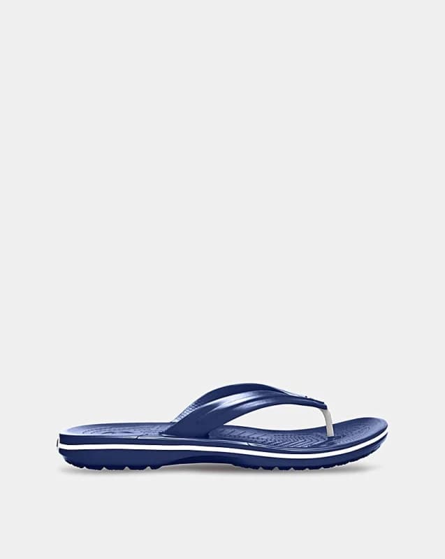 Image of Crocs Unisex Crocband Flips Navy M11