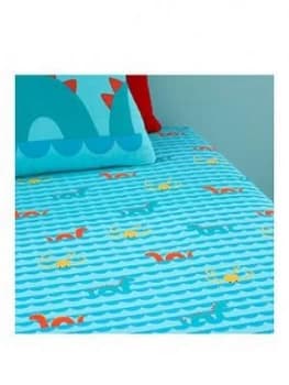 Image of Cosatto Cosatto Sea Monsters Twin Pack Fitted Sheet - Single