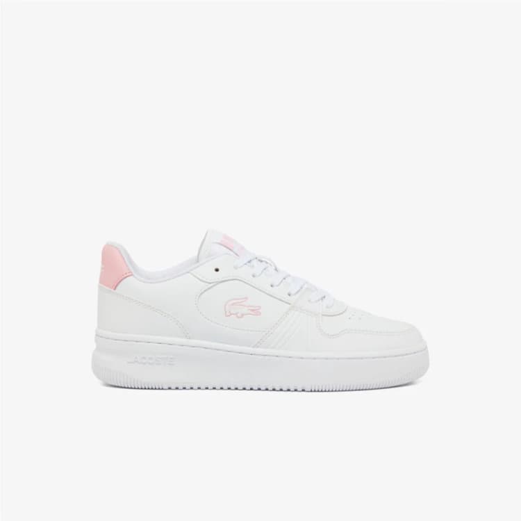 Image of Lacoste L001 Set Trainers White Pink male UK 2