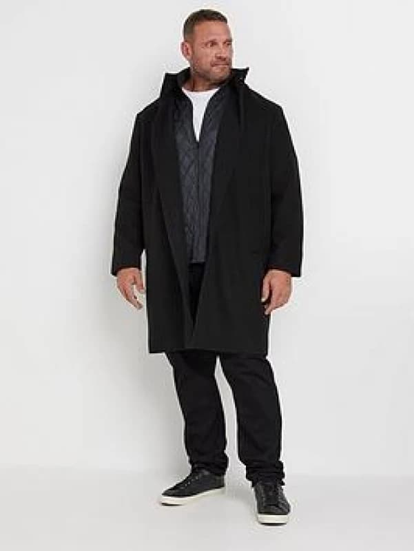 Image of BadRhino Funnel Neck Jacket Black male