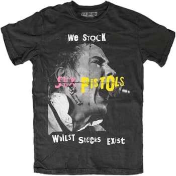 Image of The Sex Pistols - We Stock Unisex Small T-Shirt - Black