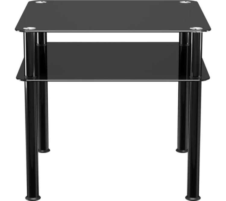 Image of AVF SDCT6060BB Coffee Table - Black Glass 5014117972971
