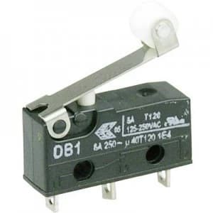Image of Cherry Switches Microswitch DB1C A1RB 250 V AC 6 A 1 x OnOn momentary