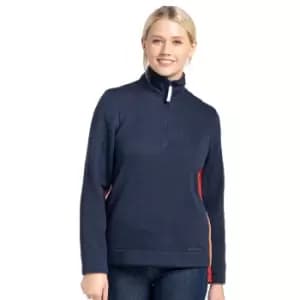Image of Craghoppers Womens Pinalla Half Zip Knitlook Fleece Jacket 12 - Bust 36' (91cm)