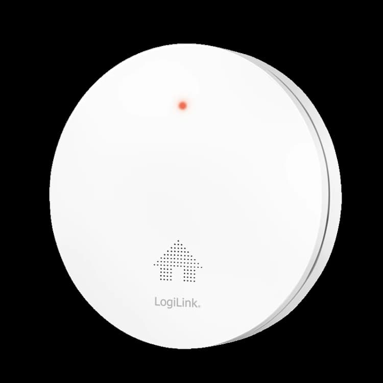 Image of LogiLink Smoke Detector. 10 years. with VdS aproval. ultraflat design