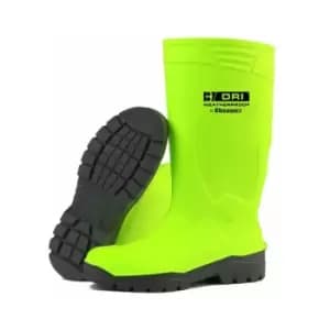 Image of Pu Safety Boot S5 Hi Vis Saturn Yellow - Size 7