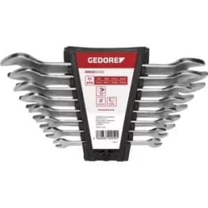 Image of Gedore Open ended spanner set size6-22mm 8pcs