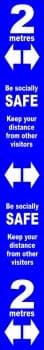 Image of Distance mrkr-Blue SAV LAM (800x100mm)