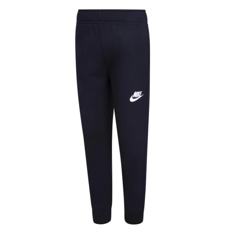 Image of Nike Younger Boys Club Fleece Rib Cuff Jogger - Black Size 2-3 Years Black Q977E Unisex 2-3 YEARS