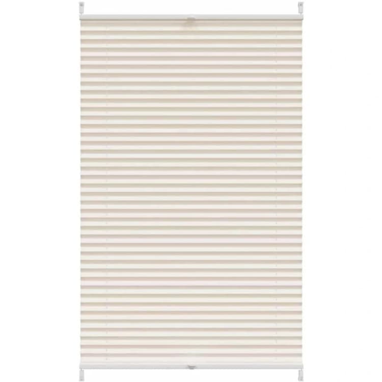 Image of VIDAXL Plisse Blind 70x125cm Creme Vidaxl 240630fr