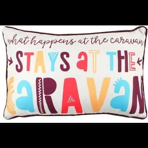 Image of Stays At The Caravan Cushion