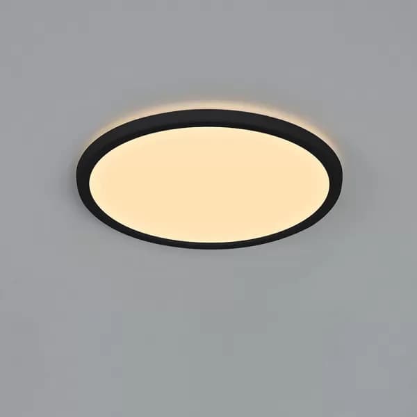 Image of Nordlux Oja 29 LED Flush Ceiling Light - Black