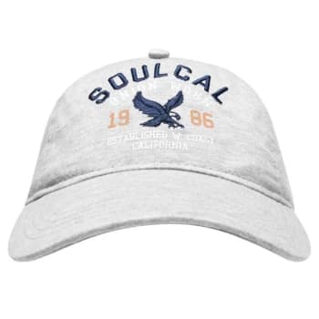 Image of SoulCal Eagle Baseball Cap - Grey Marl
