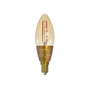 Image of Link2Home WiFi LED SES (E14) Candle Filament Dimmable Bulb, White 400 lm 4.5W