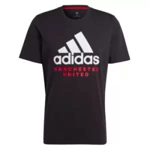 Image of 2023-2024 Man Utd DNA Graphic Tee (Black)