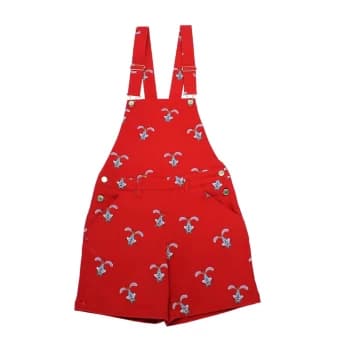 Image of Cakeworthy Roger Rabbit Overall Shorts - L