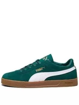 Image of Puma Club Trainers, Green, Size 11, Men