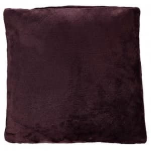Image of Linea Linea Supersoft Fleece Cushion - Plum