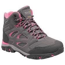 Image of Regatta 'Holcombe' IEP Walking Boots - 9 younger - grey