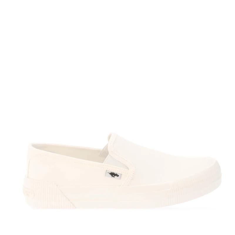 Image of Rocket Dog Cheery White Slip-On Plimsoll Trainers