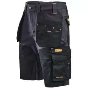 Image of DEWALT Mens Hamden Stretch Cargo Shorts (36S) (Grey) - Grey